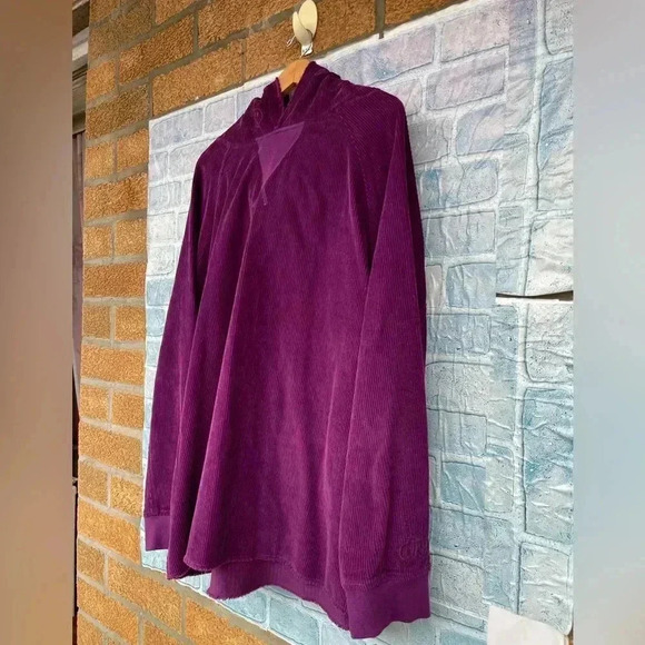Drew House Corduroy Hoodie in purple size medium/Large - Picture 3 of 13